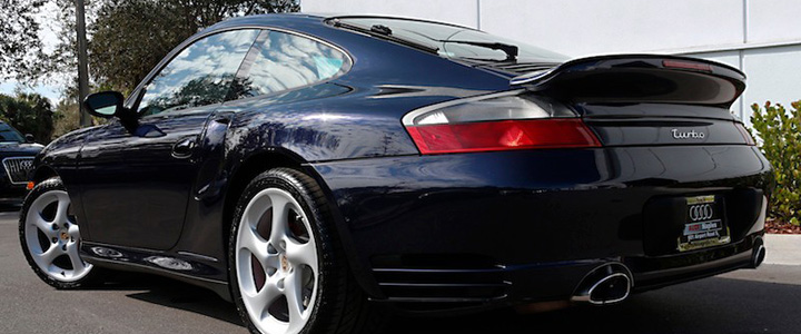 2002 Porsche 911 Turbo with 9,900 Miles - Blue